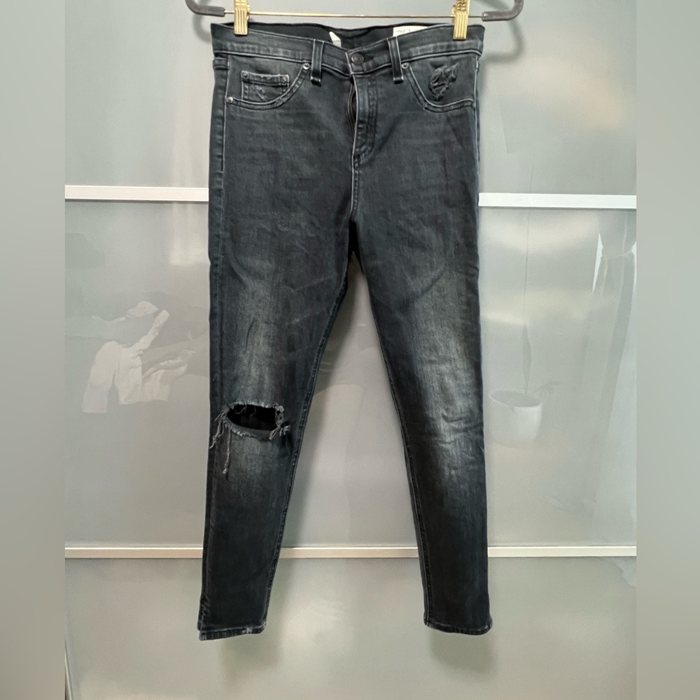 RAG & BONE skinny jeans black size 28R
